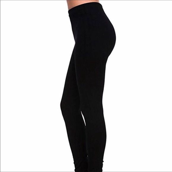 Black Fleece Lined Leggings - Picture 6 of 8